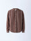 ETA Brown Striped Relaxed-Fit Cotton Shirt