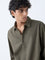 ETA Olive Relaxed-Fit Cotton Shirt