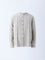 ETA Taupe Stripe Pattern Relaxed-Fit Cotton Shirt