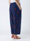 Diza Navy Flamingo Pattern Pants