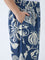 Diza Indigo Botanical Design Ethnic Pants