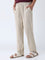 ETA Beige Relaxed-Fit Mid-Rise Cotton-Blend Chinos