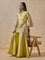 Embroidered Yellow Kurti