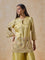 Embroidered Yellow Kurti