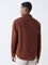 ETA Rust Solid Relaxed Fit Cotton-Blend Shirt