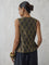 Brocade Black and Gold Top
