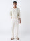 ETA Off-White Self-Patterned Knitted Relaxed-Fit Sweater
