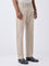Ascot Beige Relaxed-Fit Mid-Rise Jeans