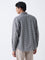 Ascot Charcoal Checkered Relaxed-Fit Cotton Shirt