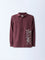ETA Wine Embroidered Relaxed-Fit Corduroy Shirt