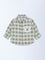 HOP Baby Cream Check Printed Cotton Shirt