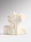 Westside Home White Ceramic Face Vase