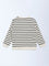 HOP Kids Off-White Striped Cotton-Blend Sweatshirt