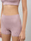 Superstar Mauve Cable-Knit Seamfree Boy Shorts Briefs