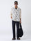 ETA Off-White Floral Embroidered Relaxed-Fit Cotton Shirt