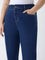 Gia Dark Blue Relaxed-Fit High-Rise Jeans