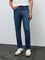 Nuon Blue Washed Slim-Fit Mid-Rise Jeans