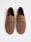 SOLEPLAY Brown Knit-Textured Lace-Up Sneakers