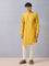 Embroidered Yellow Kurta