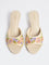 LUNA BLU Multicolour Floral Embellished Sandals