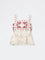 Bombay Paisley Off-White Crochet Knit Cotton Top