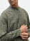 ETA Olive Stripe Embroidered Relaxed-Fit Cotton Shirt