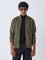 Ascot Olive Relaxed-Fit Suede Jacket