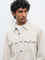 Ascot Beige Relaxed-Fit Suede Jacket