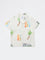 HOP Kids Boys Off White Tropical Printed Shirt