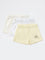 HOP Baby Boys Yellow Printed Cotton Shorts - Pack of 3