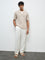 ETA Taupe Textured Relaxed-Fit T-Shirt