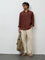 ETA Brown Striped Relaxed-Fit Cotton Shirt