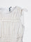 LOV Off-White Smocked Cotton Top