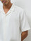 ETA Off-White Crinkle-Textured Relaxed-Fit Cotton Shirt
