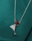 Swarovski Crystal Brown Martini Spark Chain Pendant