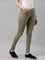 Women Solid Olive Green Super Stretch Jeggings