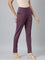 Women Solid Purple Stretch Ponte Pants