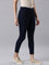 Women Solid Navy Mid Rise Cropped Jeggings