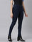 Women Solid Navy Mid Rise Ultra Warm Jeggings