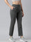 Women Solid Antra Melange Mid Rise Track Pant