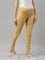 Women Solid Golden Yellow Super Stretch Jeggings