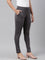 Women Solid Silver Grey Stretch Ponte Pants