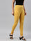 Golden Yellow Cotton Stretch Churidar