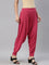 Women Solid Fuchsia Patiala Pants