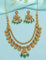 Designer Elegant Matt Kempu Necklace Set
