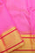 Barbie Pink Chanderi Saree with Floral Buttas