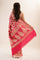 French Pink Banarasi Silk Saree With Geometric Pattern