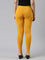 Bright Mustard Cotton Stretch Ankle Length Leggings