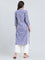 Cotton Ikat Print Straight Kurta