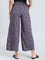 Navy Woven Viscose Printed Palazzo